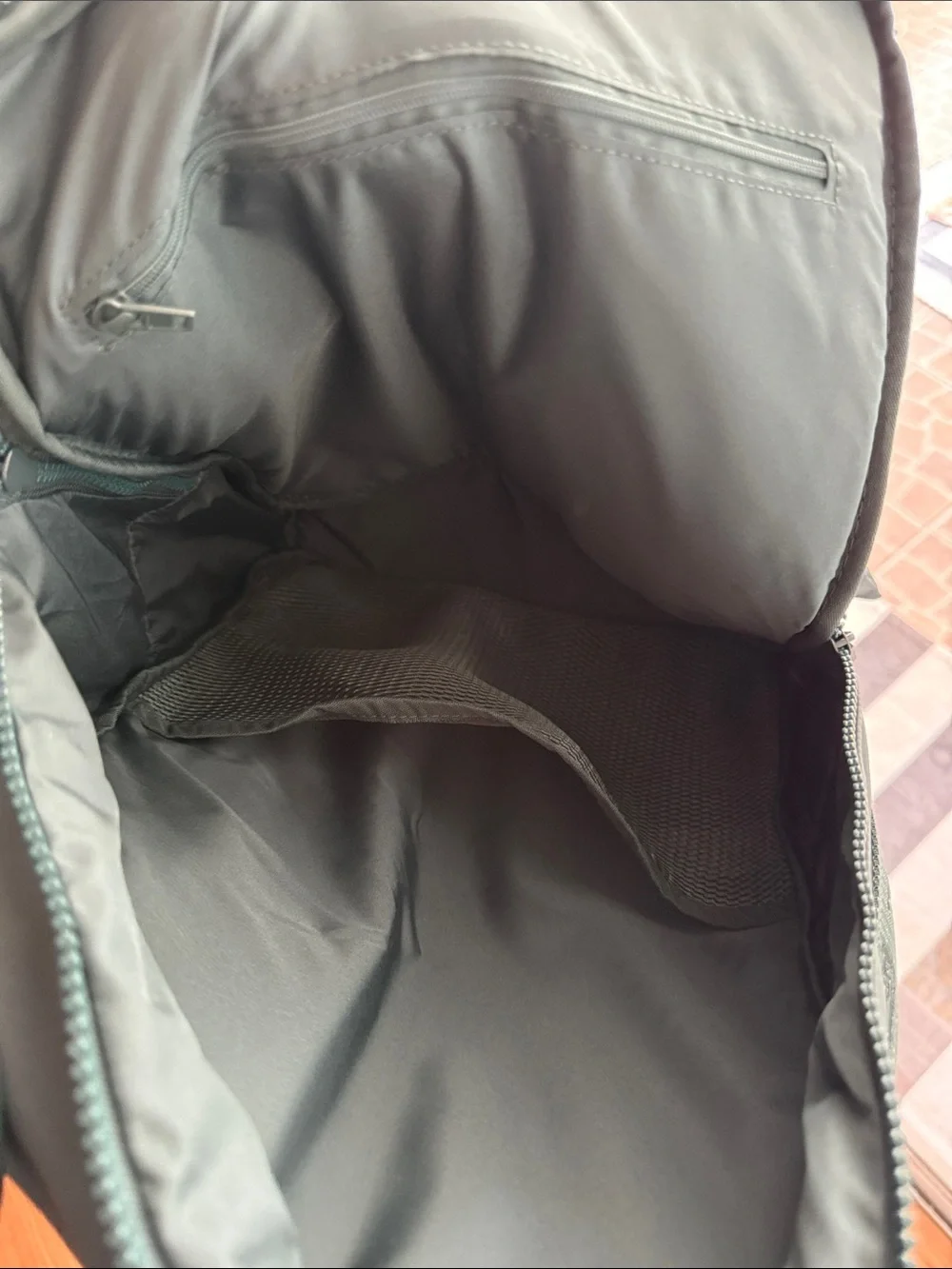 Lacoste streamlined backpack